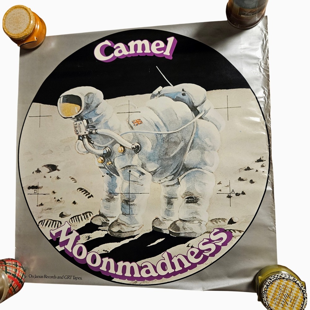 Camel‎ Moonmadness 27x27 Promo Poster Vintage 1970s Janus Records Store Display